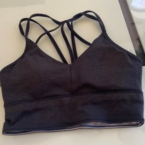 Born Primative Black Strappy Sports Bra